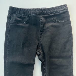 sz 9-10 Girl's Black Jeans Pants Leggings by H&M Girls Big Kid